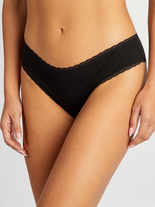 Set di 2 culotte cotone - Kiabi