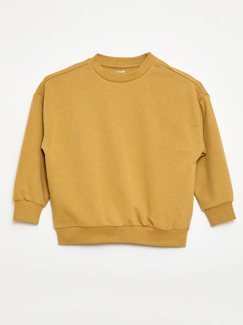 Set di 2 felpe french terry in cotone Giallo - Kiabi