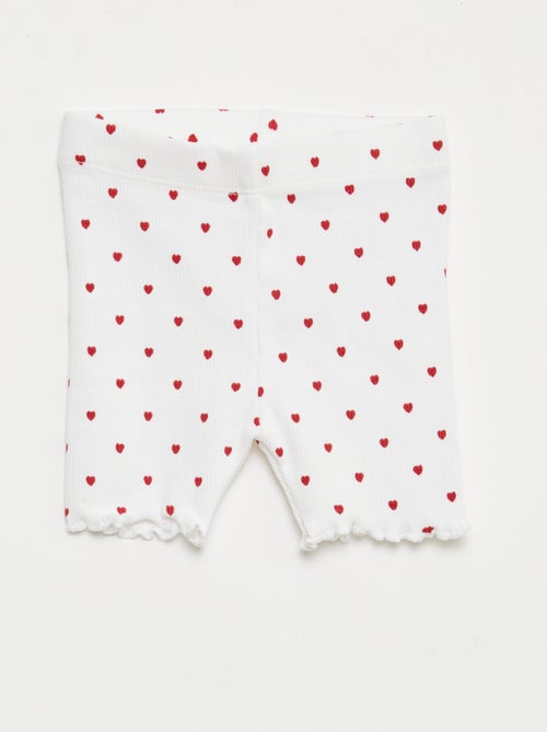Set di 2 leggings a coste - Kiabi