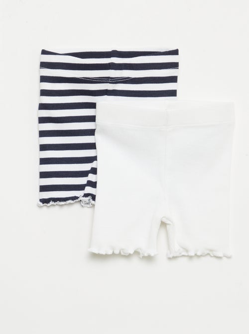 Set di 2 leggings a coste - Kiabi