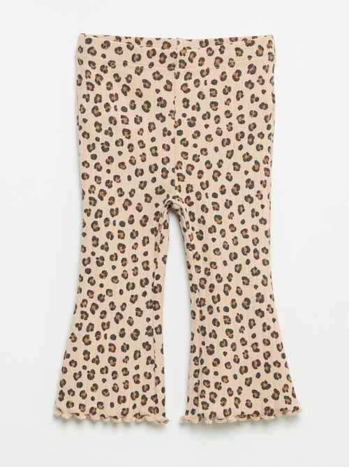 Set di 2 leggings a zampa - Kiabi