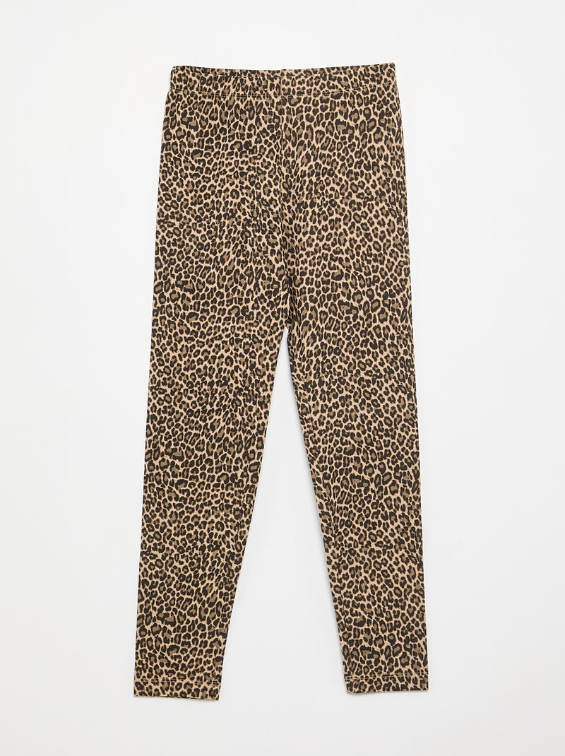 Set di 2 leggings lunghi Beige - Kiabi