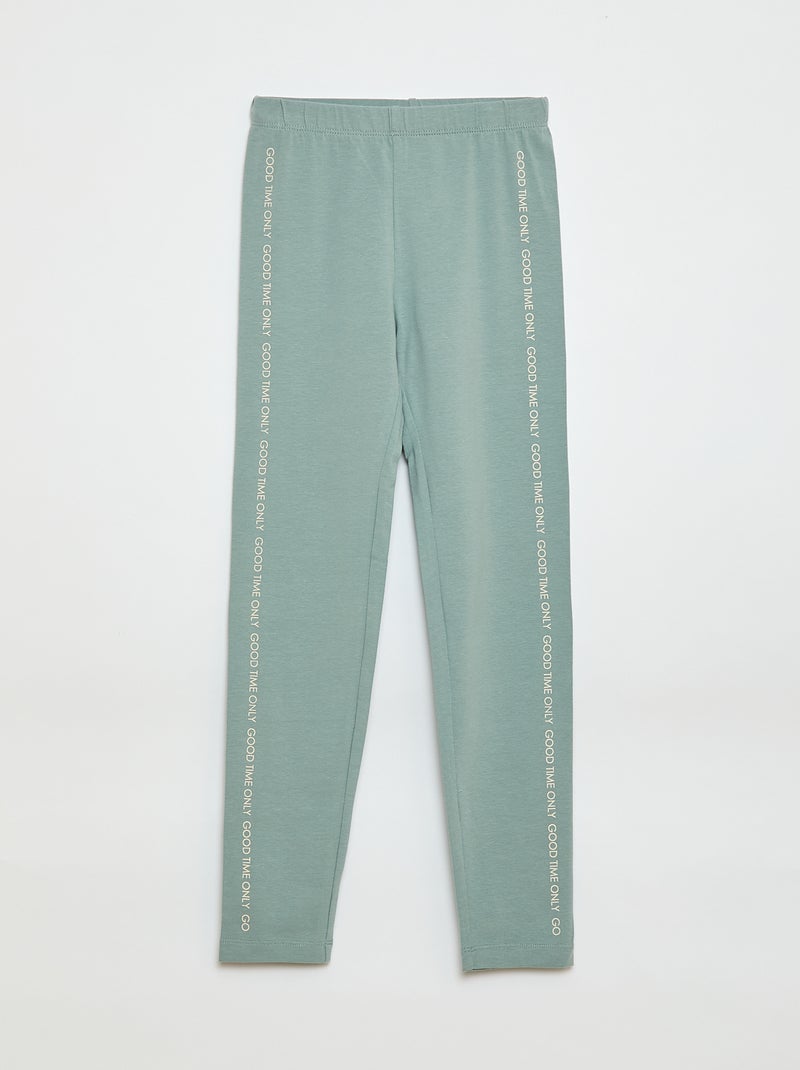 Set di 2 Leggings Lunghi Blu - Kiabi