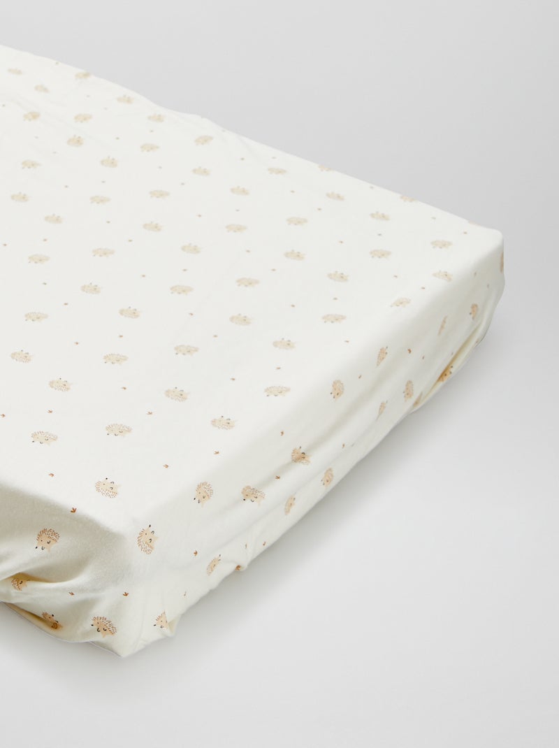 Set di 2 lenzuoli con angoli BEIGE - Kiabi