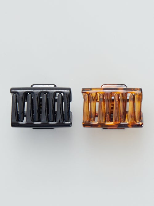 Set di 2 mollettoni per capelli quadrati - Kiabi