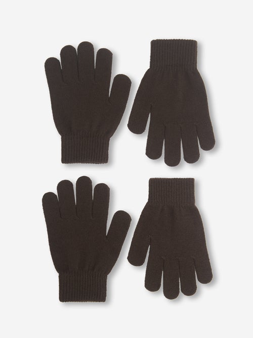 Set di 2 paia di guanti in maglia - Kiabi