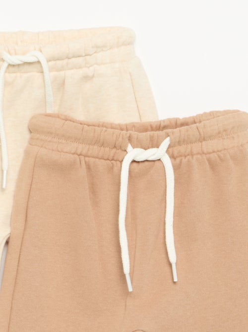 Set di 2 pantaloni a cavallo basso in felpa - Kiabi