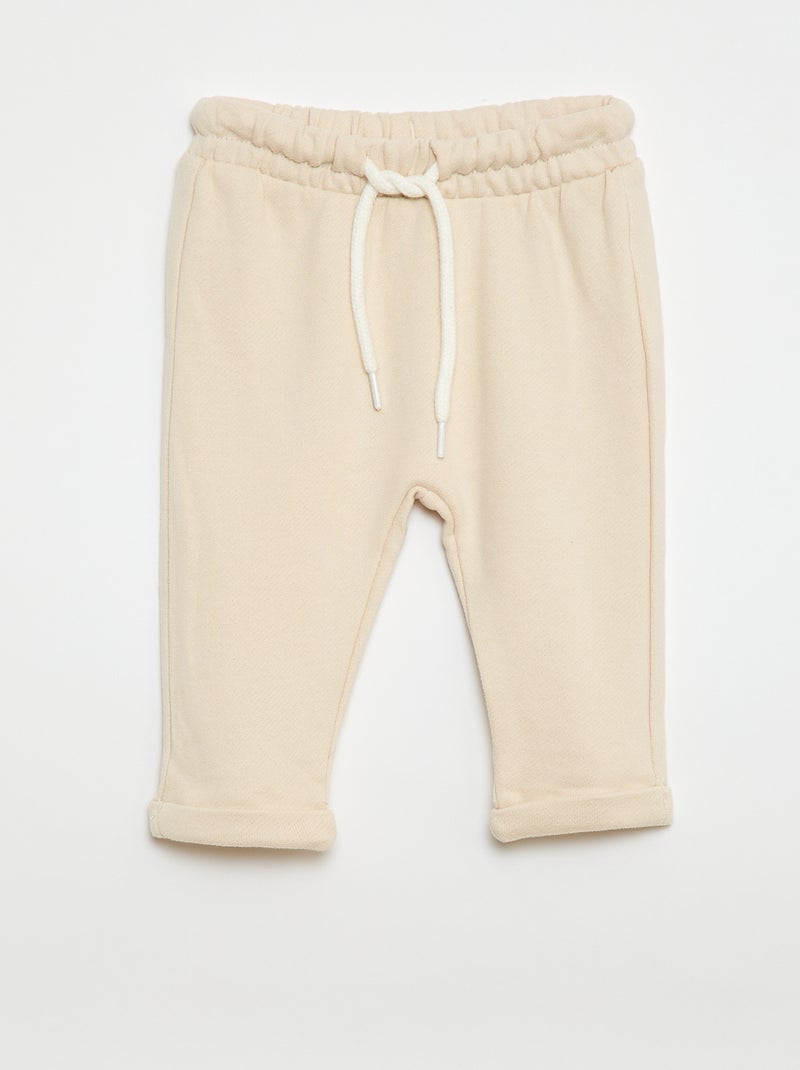 Set di 2 pantaloni jogging in french terry Grigio - Kiabi