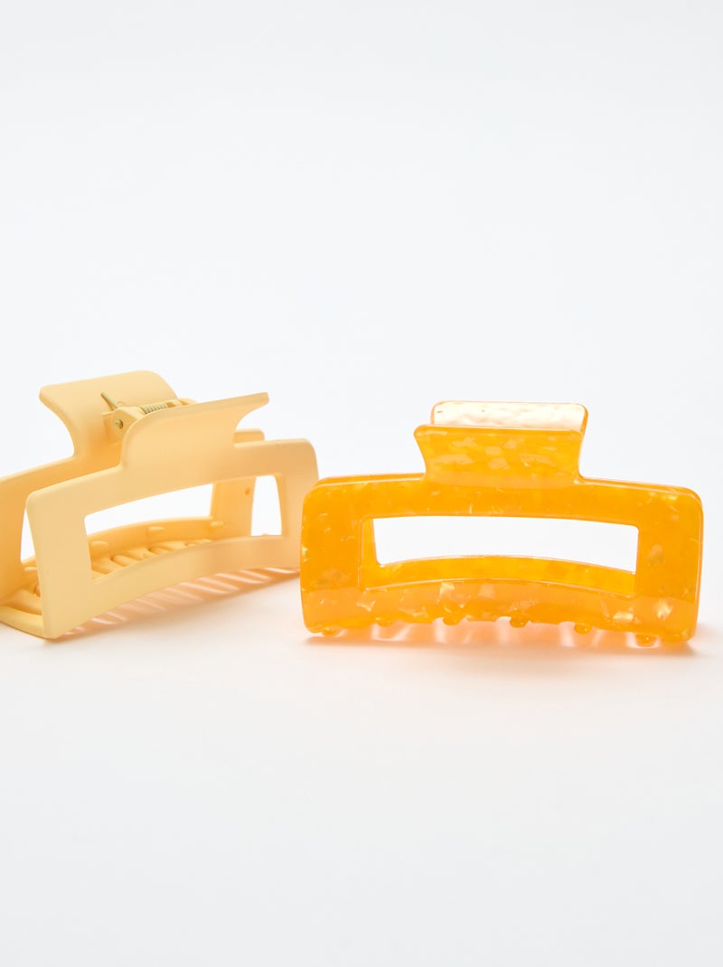 Set di 2 pinze a granchio Arancione - Kiabi