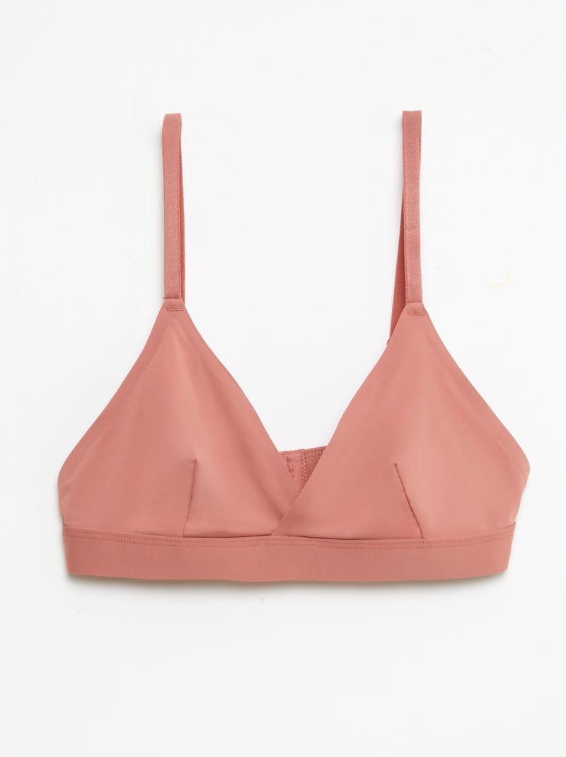 Set di 2 reggiseni a triangolo in microfibra Bianco - Kiabi