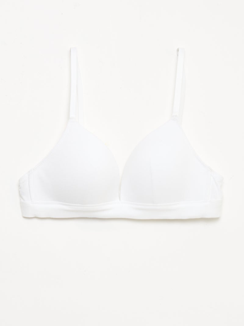 Set di 2 reggiseni in cotone Blu - Kiabi