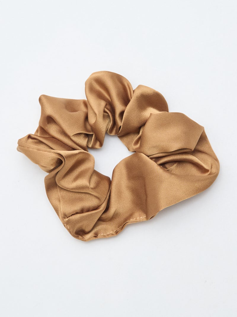 Set di 2 scrunchies satinati Beige - Kiabi