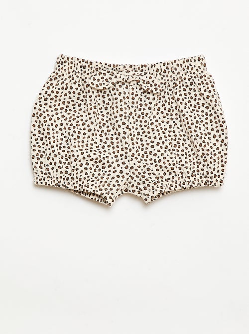 Set di 2 shorts con fiocchi fantasia - Kiabi
