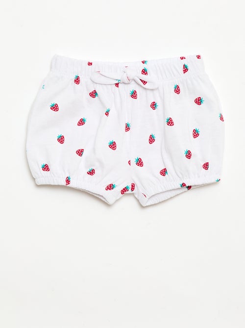 Set di 2 shorts con fiocchi fantasia - Kiabi