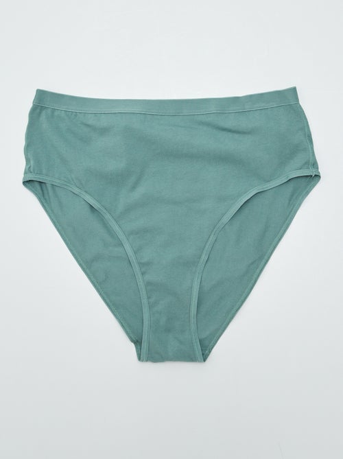 Set di 2 slip a vita alta - collezione facile da indossare - Kiabi