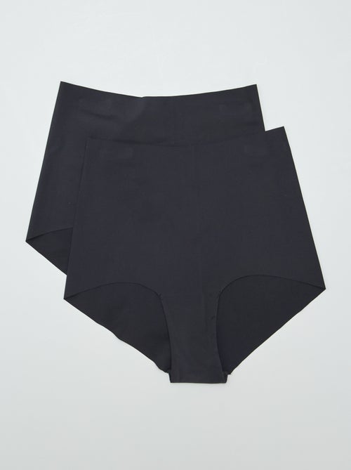 Set di 2 slip con vita alta invisibile - Kiabi