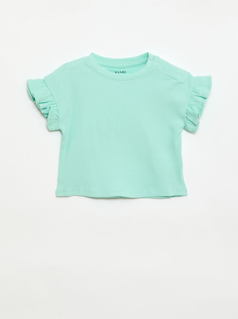 Set di 2 t-shirt a maniche corte in jersey di cotone Rosa - Kiabi