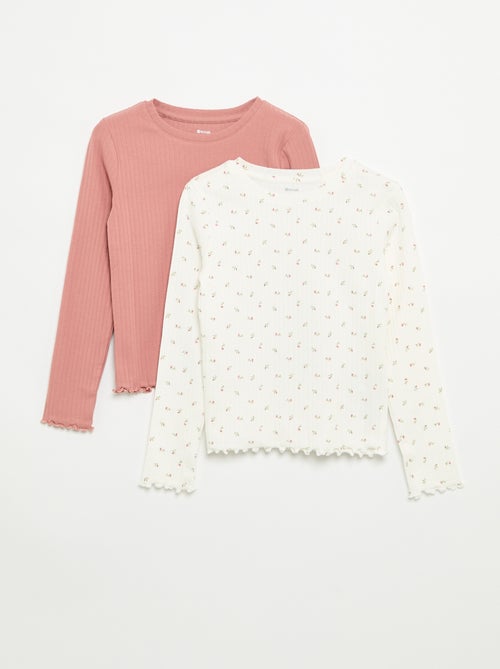 Set di 2 T-shirt a maniche lunghe - Kiabi