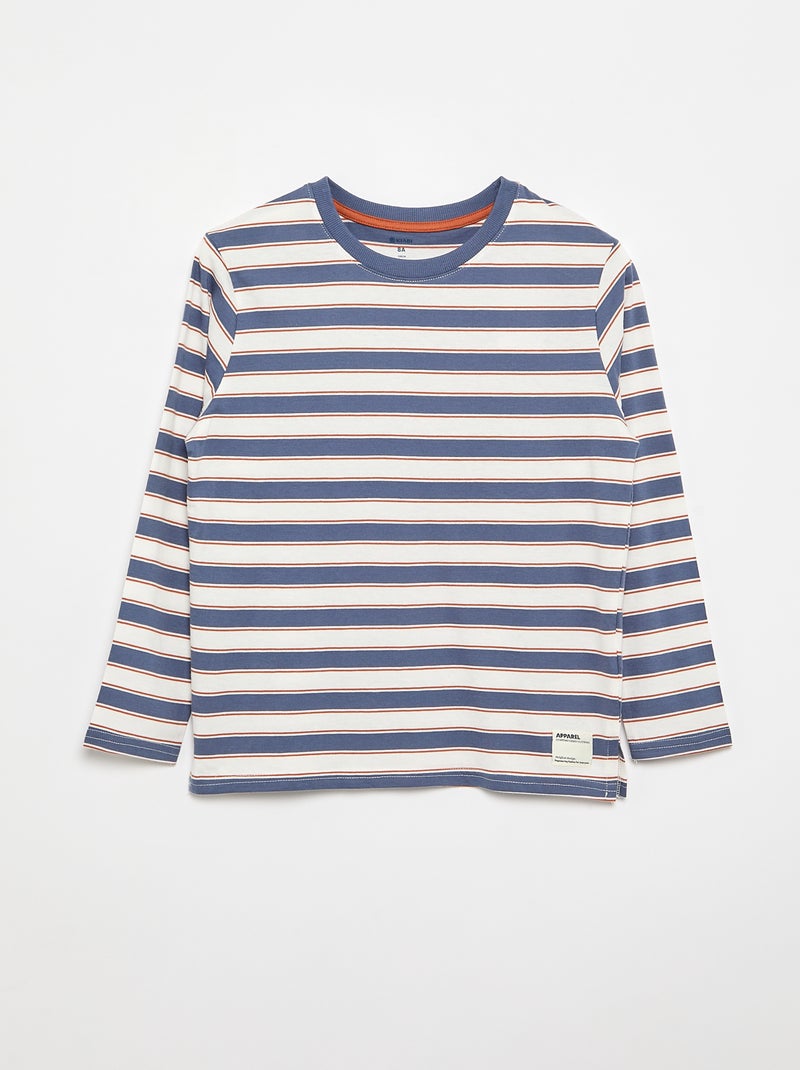 Set di 2 T-shirt a maniche lunghe Blu - Kiabi