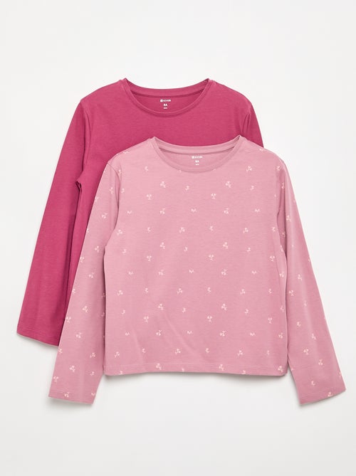 Set di 2 T-shirt a maniche lunghe - Kiabi
