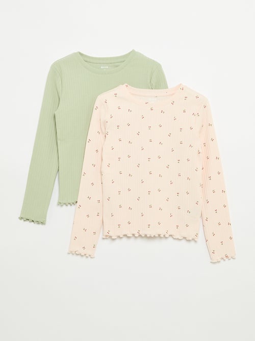 Set di 2 T-shirt a maniche lunghe - Kiabi