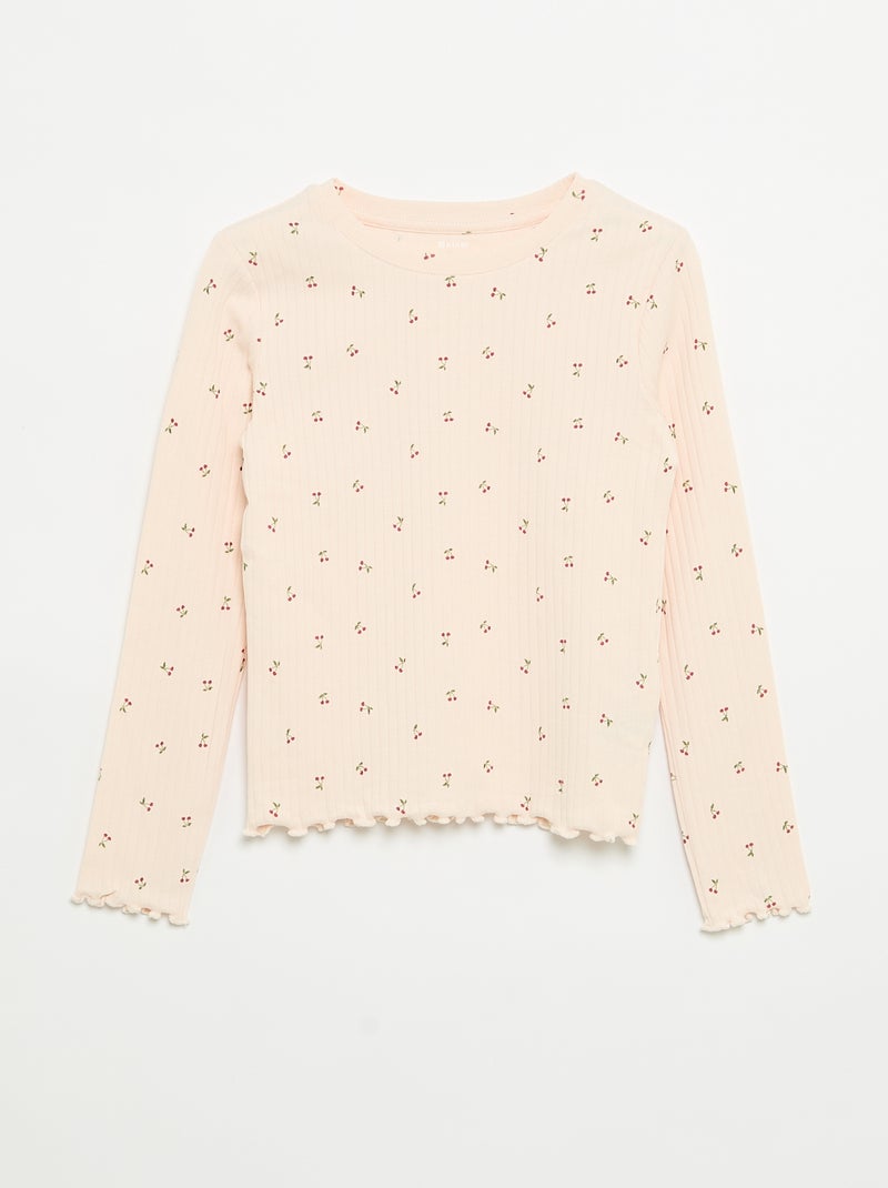 Set di 2 T-shirt a maniche lunghe Rosa - Kiabi