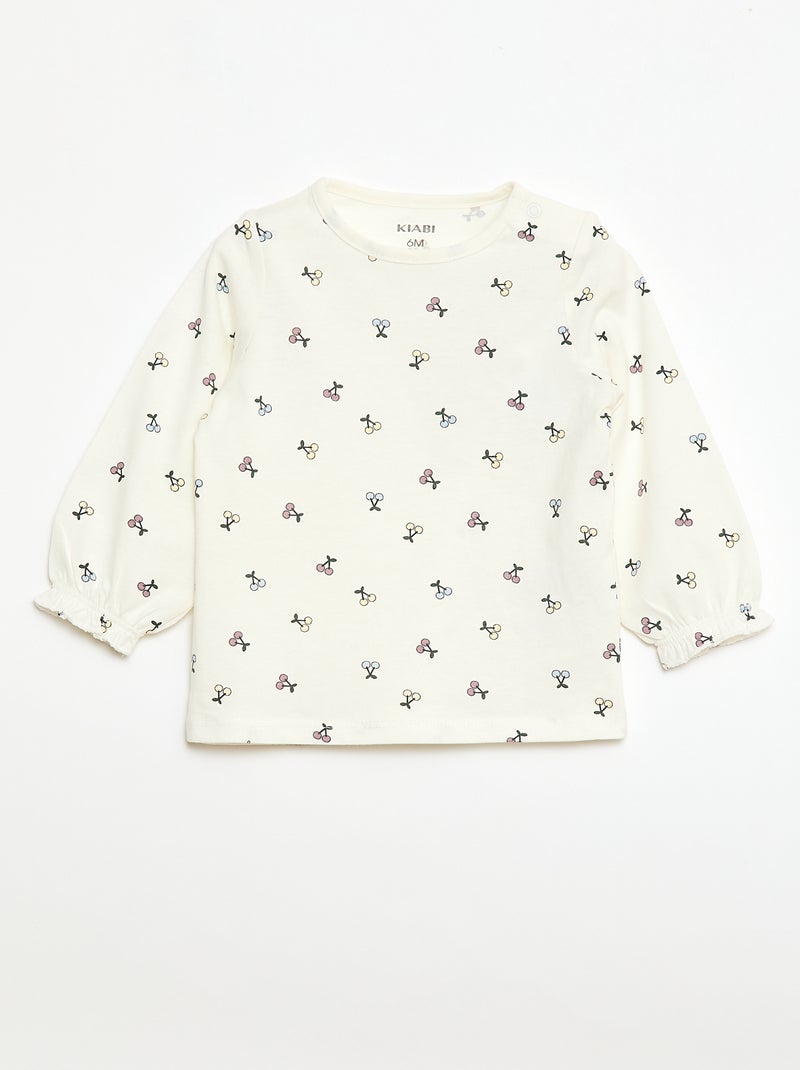 Set di 2 T-shirt stampate Bianco - Kiabi