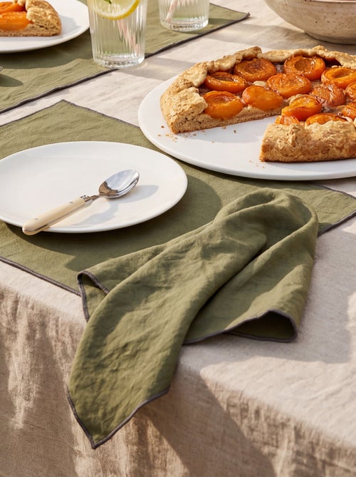 Set di 2 tovagliette/tovaglioli tinta unita 2 in 1 32 x 40 cm - Kiabi Home - Kiabi