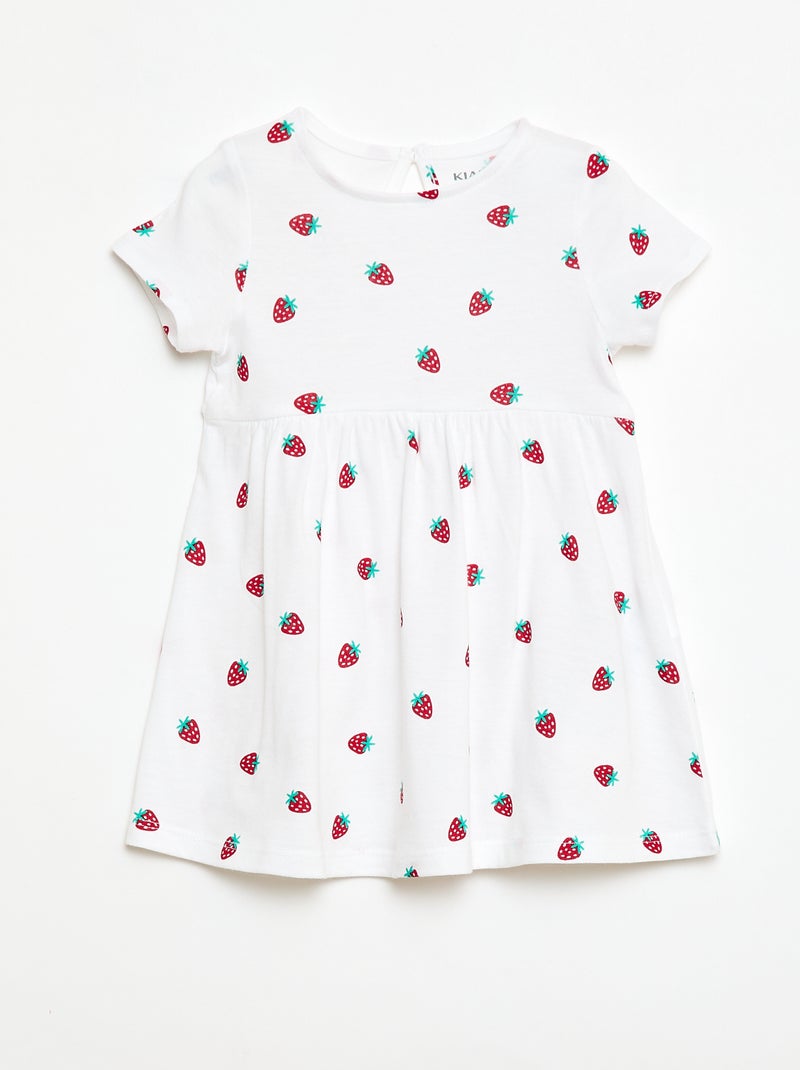 Set di 2 vestiti a maniche corte Bianco - Kiabi