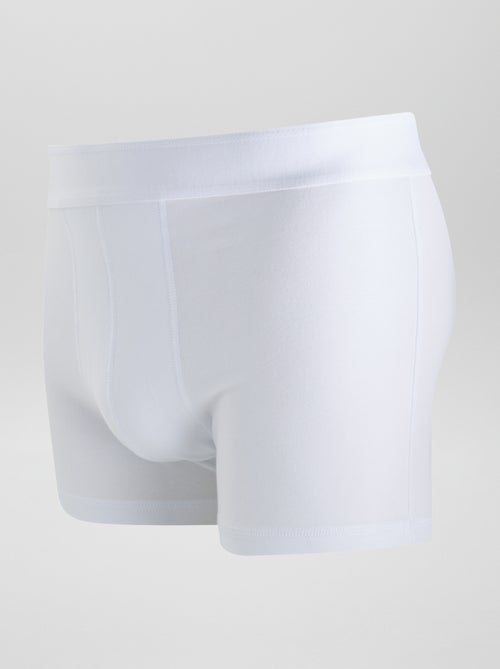 Set di 3 boxer a tinta unita - Kiabi