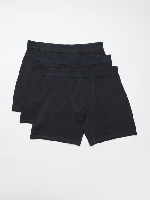 Set di 3 boxer lunghi elasticizzati - Kiabi