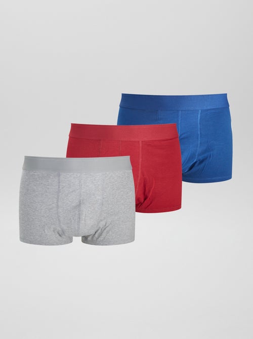 Set di 3 boxer taglie forti - Kiabi