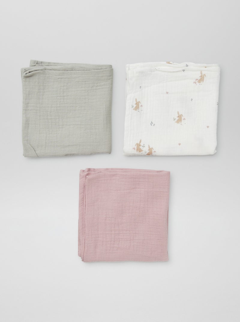 Set di 3 cambi stampati BIANCO - Kiabi