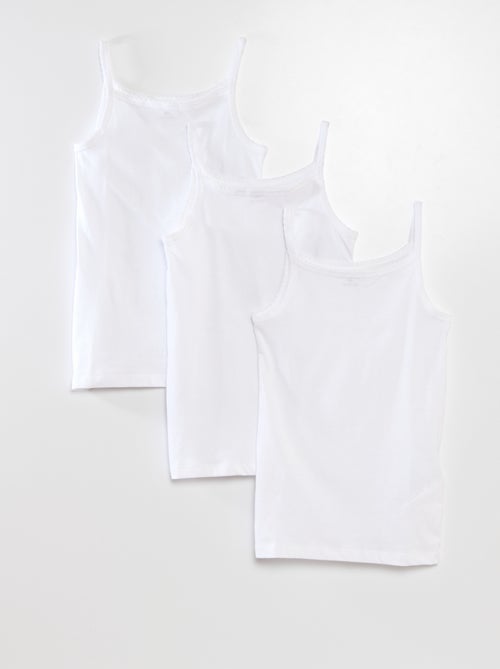 Set di 3 canotte in cotone - Kiabi