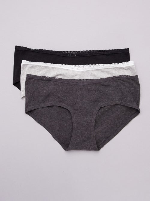 Set di 3 culotte premaman - Kiabi