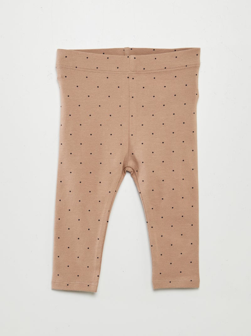 Set di 3 leggings lunghi BEIGE - Kiabi