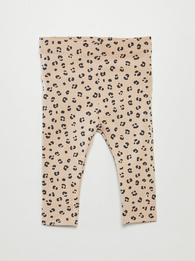 Set di 3 leggings lunghi BEIGE - Kiabi