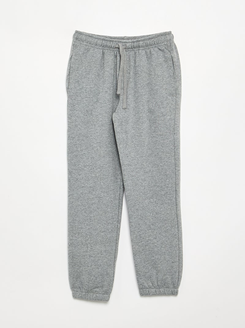 Set di 3 pantaloni da jogging a tinta unita Grigio - Kiabi