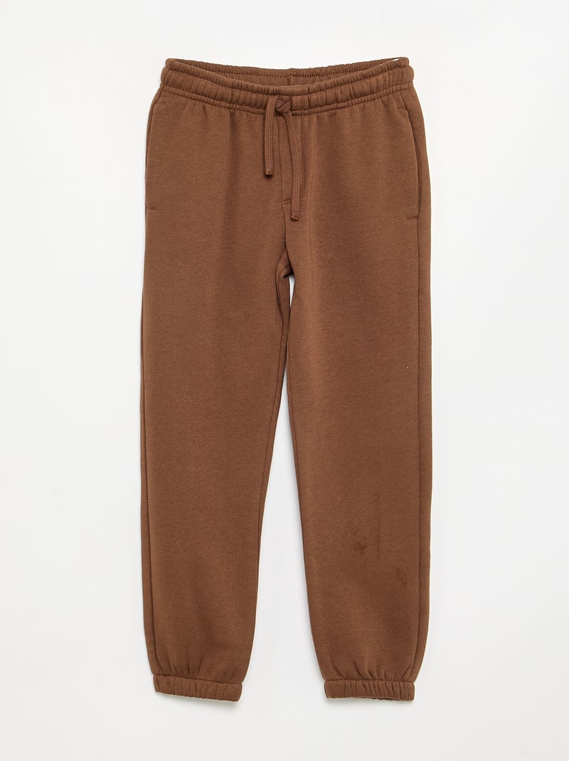 Set di 3 pantaloni da jogging a tinta unita Marrone - Kiabi