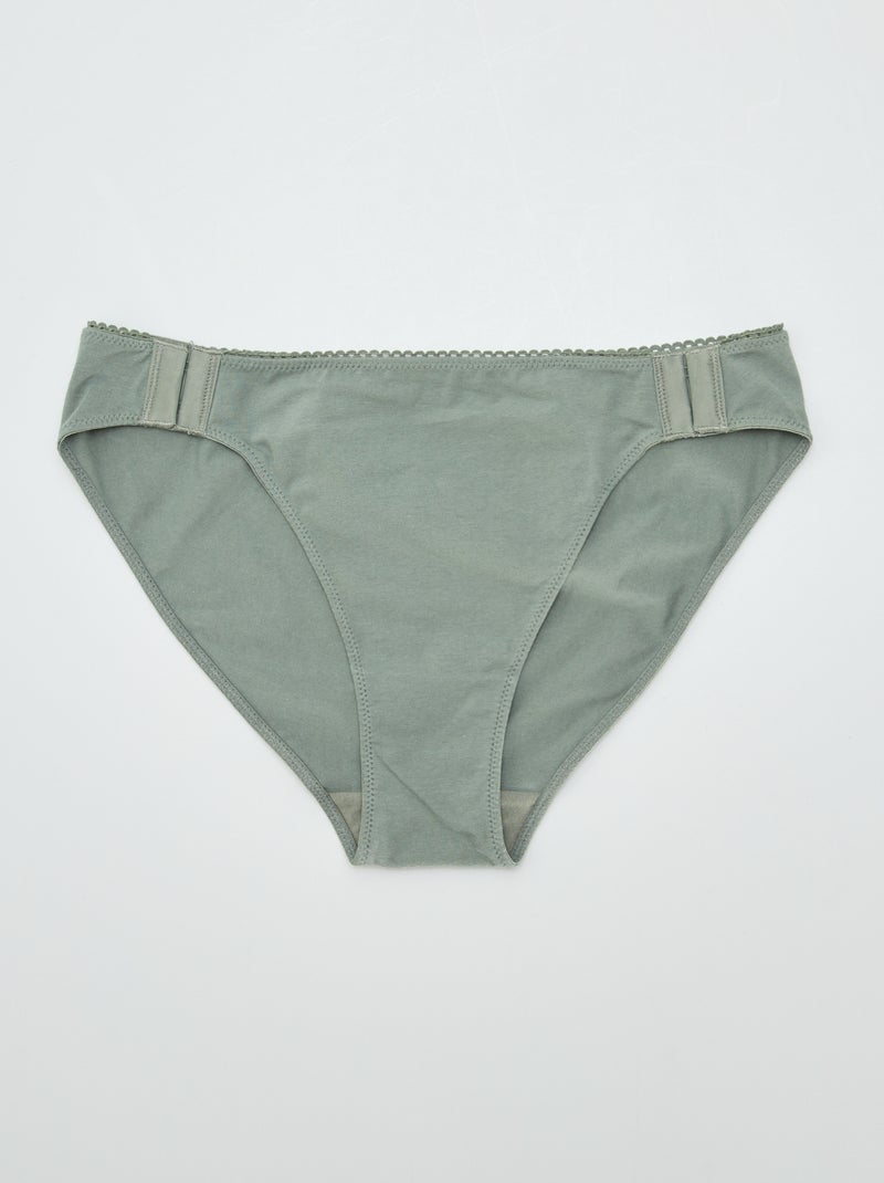 Set di 3 slip - collezione facile da indossare VERDE - Kiabi