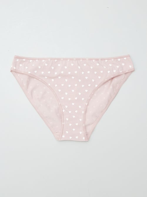 Set di 3 slip in cotone - Kiabi
