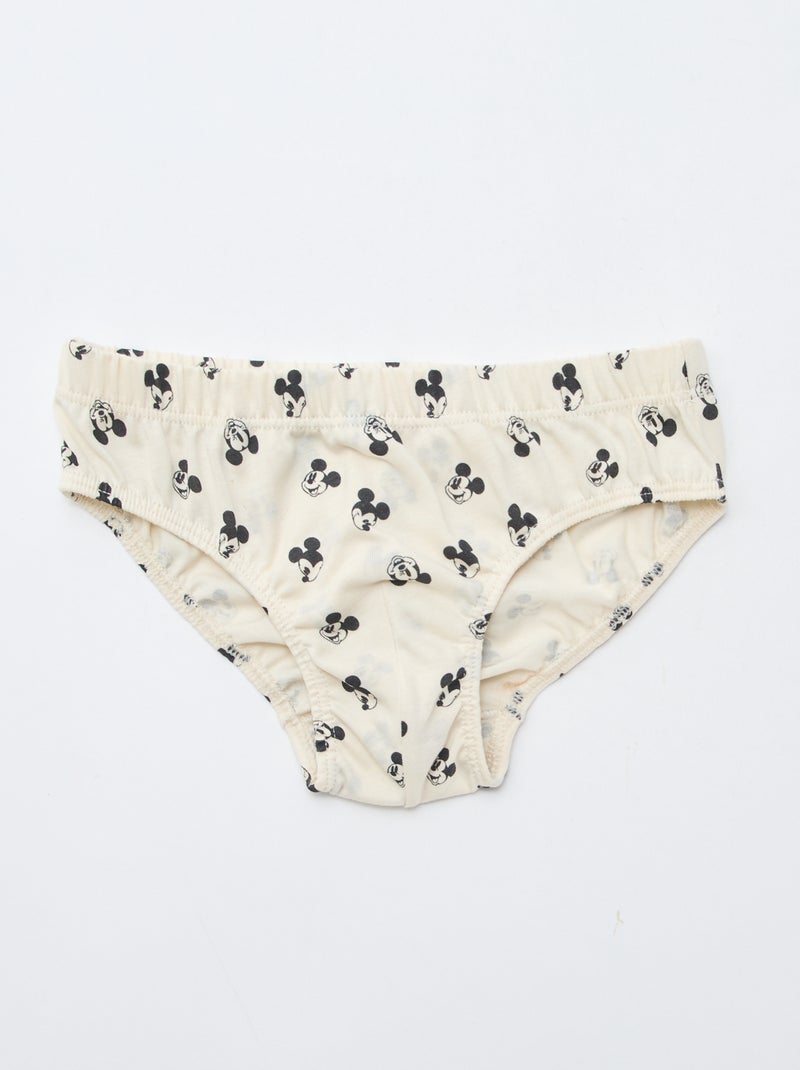 Set di 3 slip 'Mickey' in cotone Marrone - Kiabi