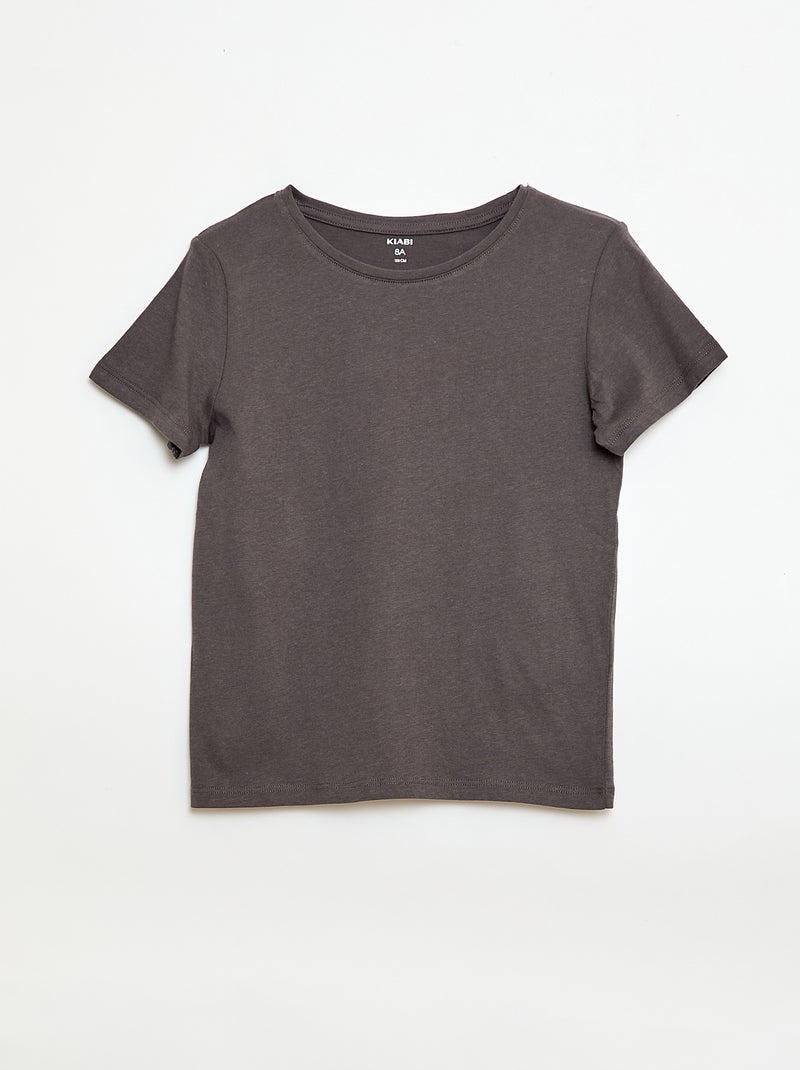 Set di 3 t-shirt a maniche corte Beige - Kiabi