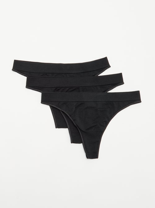 Set di 3 tanga senza cuciture - Kiabi