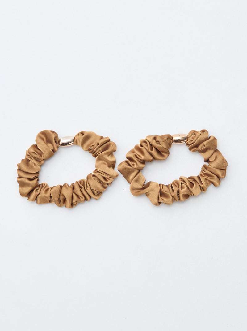 Set di 4 elastici per capelli Beige - Kiabi
