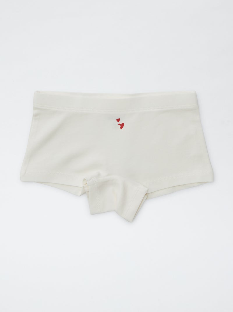 Set di 4 shorty stampati ROSSO - Kiabi