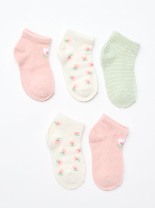 Set di 5 paia di calzini invisibili - Kiabi