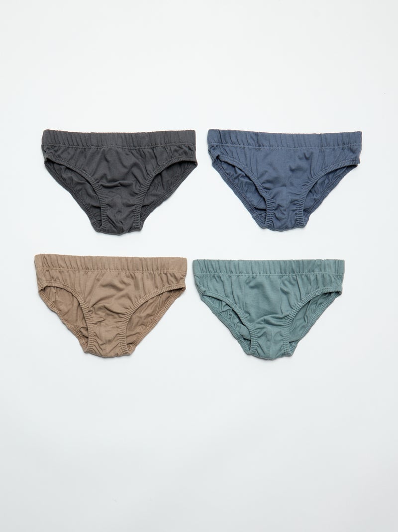 Set di 7 slip stampati Grigio - Kiabi