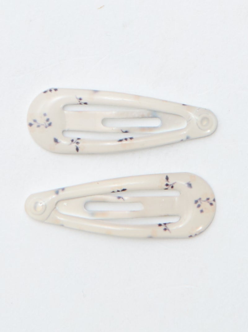 Set di 8 mini mollettine clic-clac Marrone - Kiabi