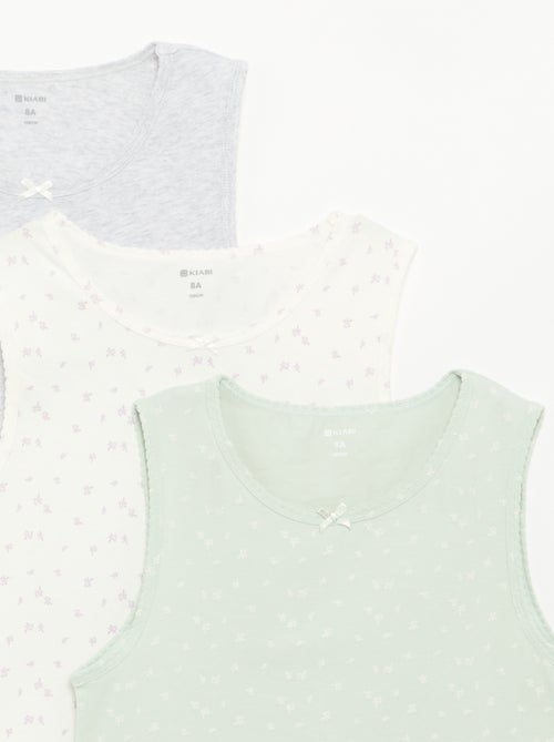 Set di canotte a spalline larghe - Kiabi